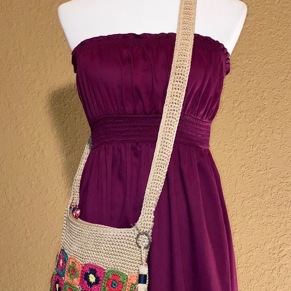 Free People Dresses & Skirts - Free People strapless plum stretch empire sundress